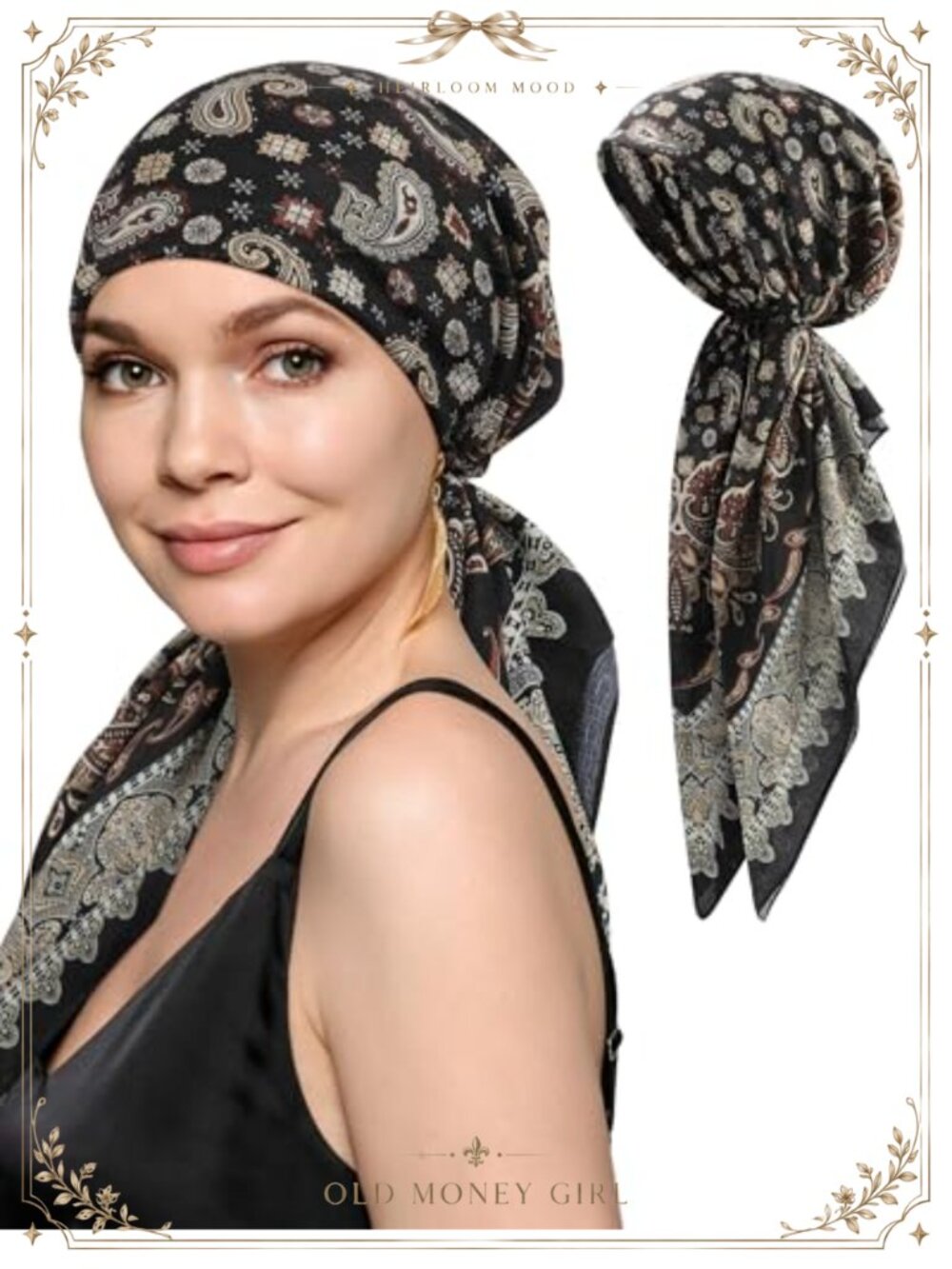 Pretied Head Scarf Chemo Turban Headwear Hair Loss Women